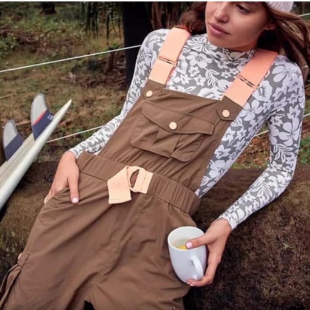 NWOT Free People Morning Meadow Jumpsuit - Picture 2 of 12